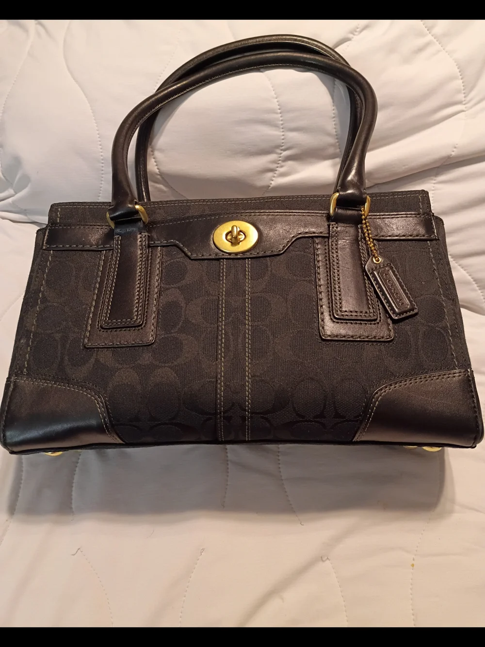 Coach | Bags | Vintage Coach Hampton Signature Medium Carryall